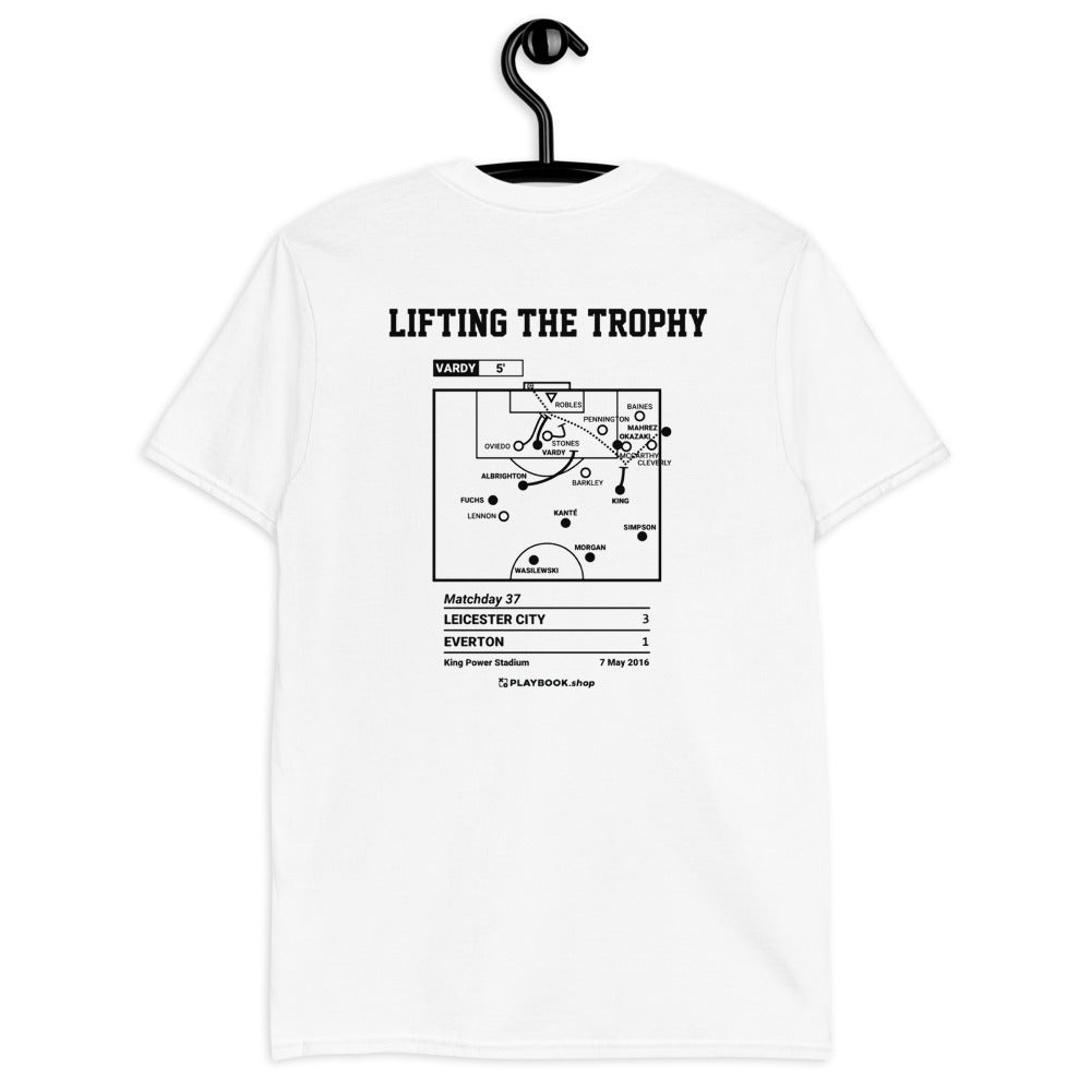 Leicester City Greatest Goals T-shirt: Lifting the Trophy (2016)