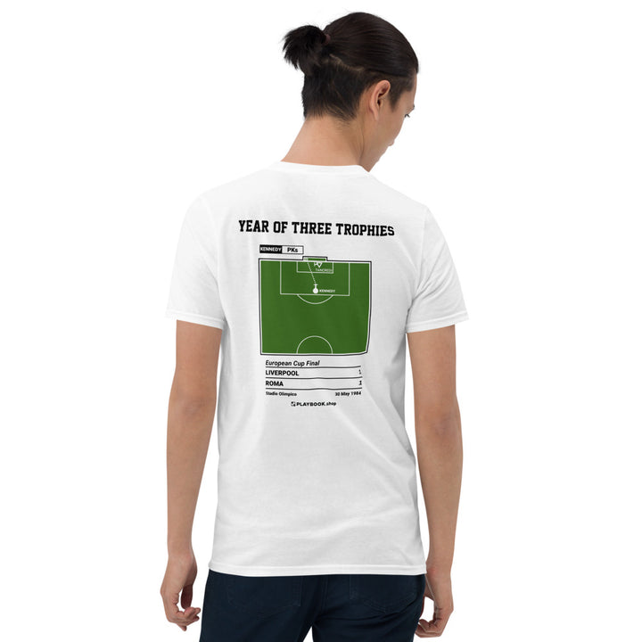 Liverpool Greatest Goals T-shirt: Year of three trophies (1984)