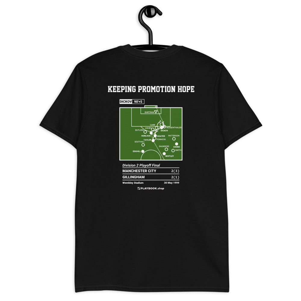 Manchester City Greatest Goals T-shirt: Keeping Promotion Hope (1999)