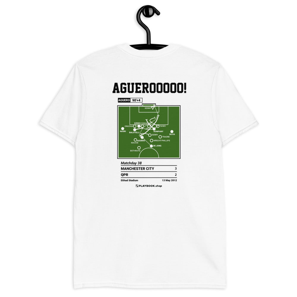 Manchester City Greatest Goals T-shirt: Aguerooooo! (2012)