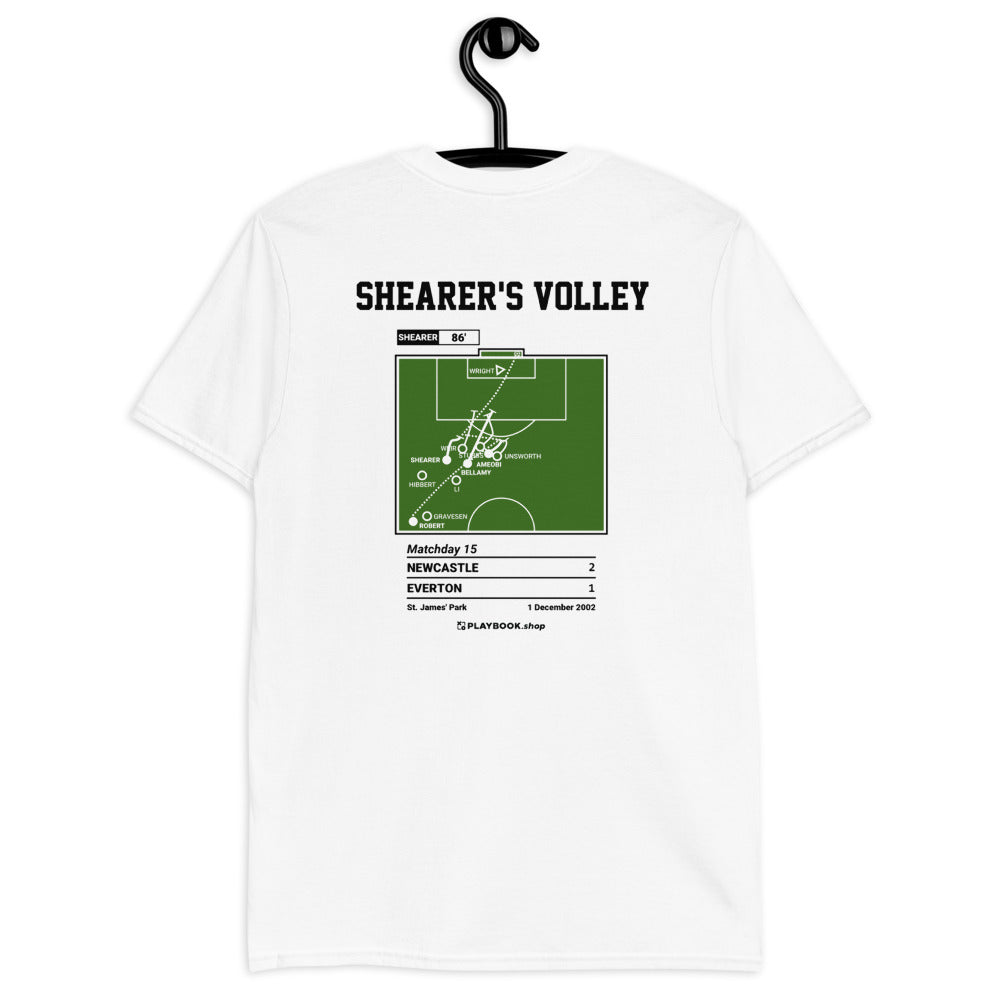 Newcastle Greatest Goals T-shirt: Shearer's Volley (2002)