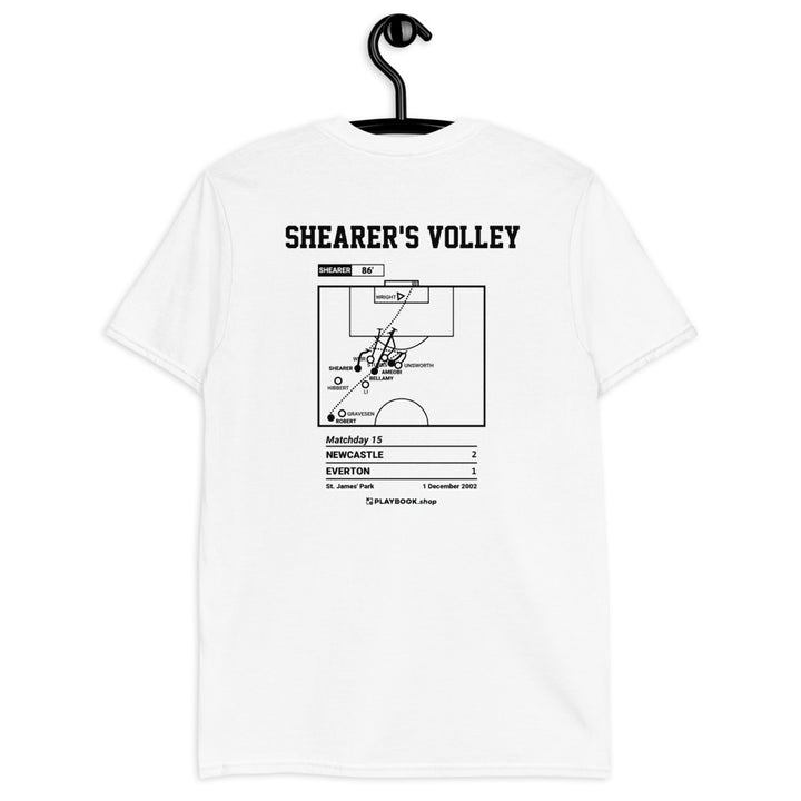 Newcastle Greatest Goals T-shirt: Shearer's Volley (2002)