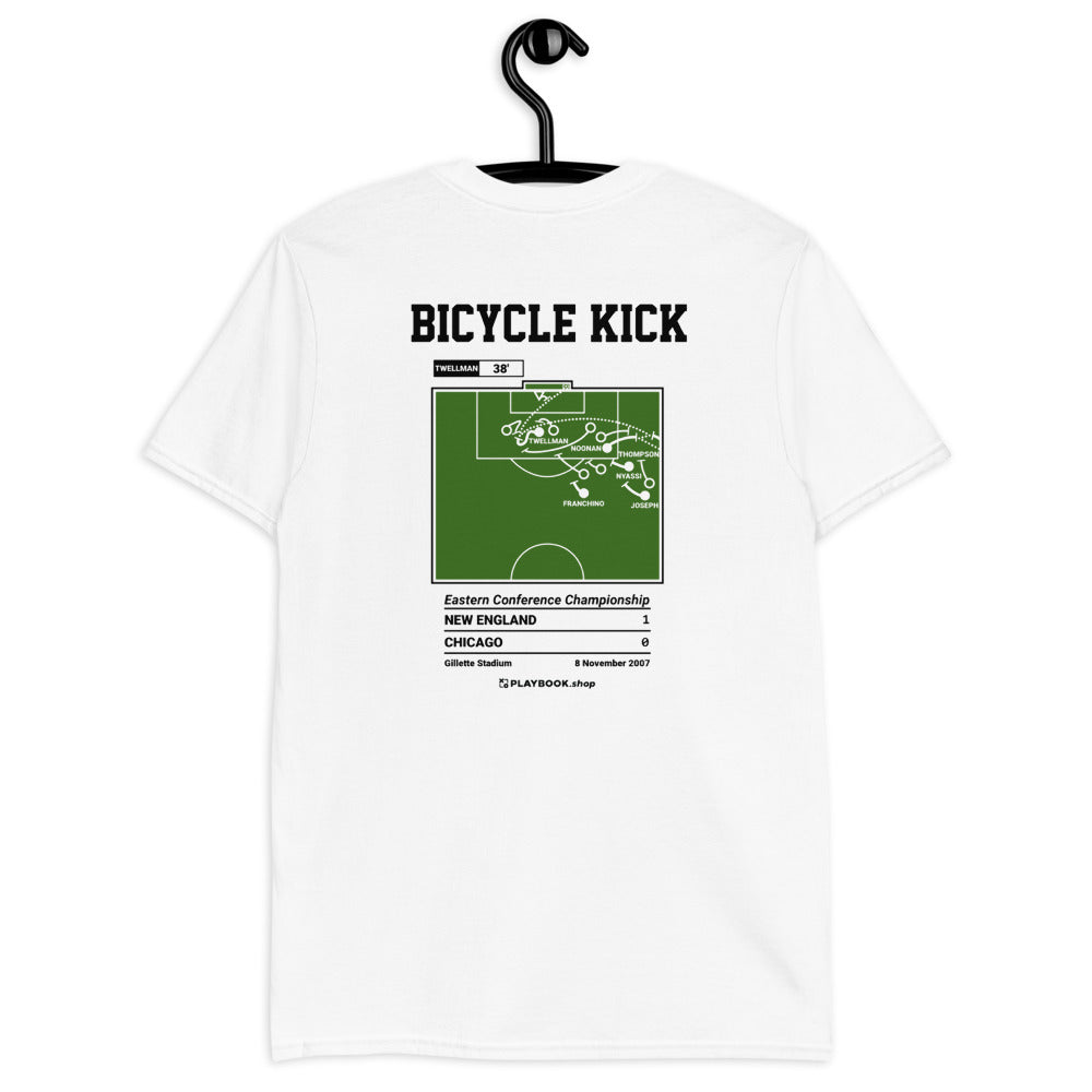 New England Revolution Greatest Goals T-shirt: Bicycle kick (2007)