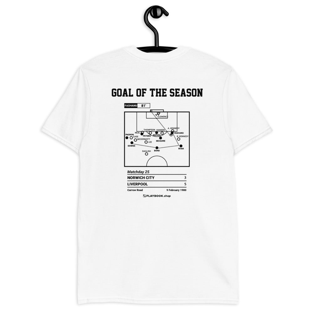 Norwich City Greatest Goals T-shirt: Goal of the Season (1980)