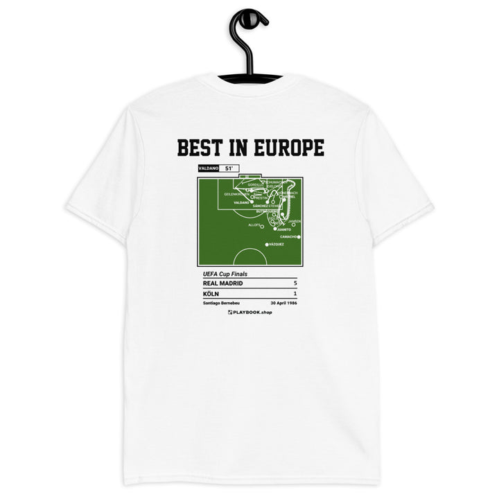 Real Madrid Greatest Goals T-shirt: Best in Europe (1986)