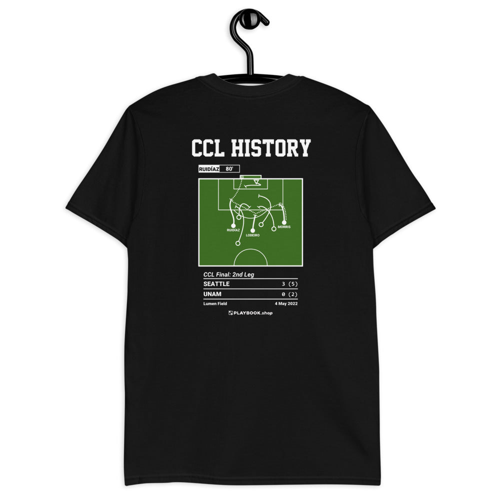 Seattle Sounders Greatest Goals T-shirt: CCL History (2022)