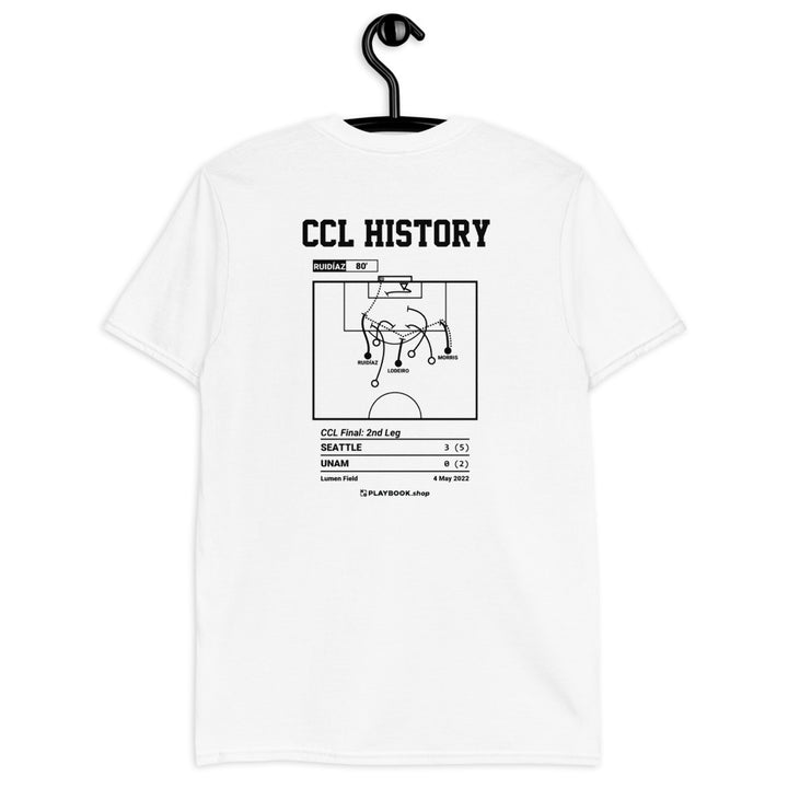 Seattle Sounders Greatest Goals T-shirt: CCL History (2022)