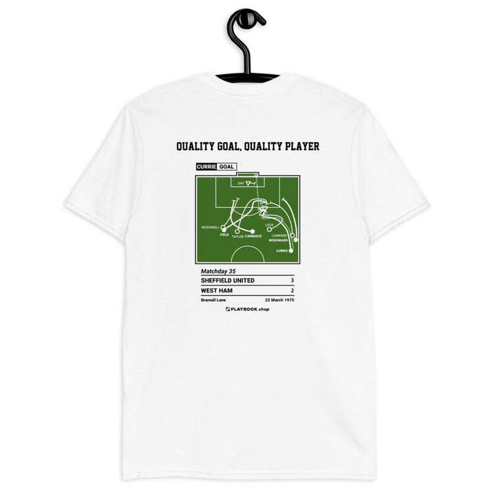 Sheffield United Greatest Goals T-shirt: Quality goal, quality player (1975)