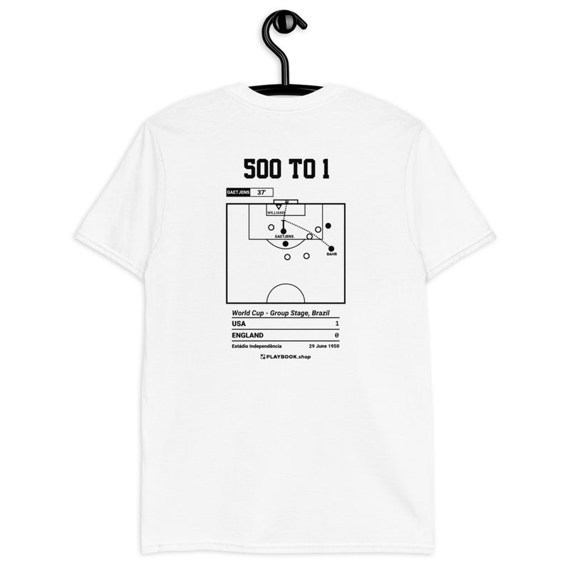 USMNT Greatest Goals T-shirt: 500 to 1 (1950)