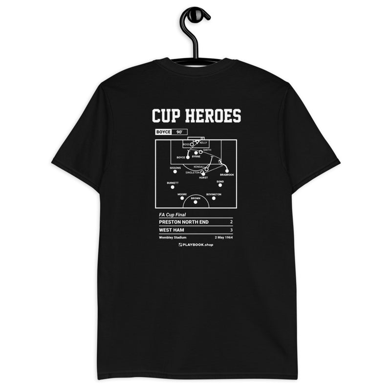 West Ham United Greatest Goals T-shirt: Cup Heroes (1964)
